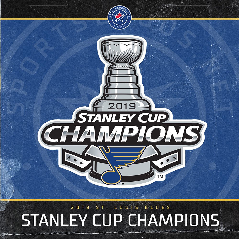 St. Louis Blues - 2019 Stanley Cup Championship Logo, 8x10 Color Photo