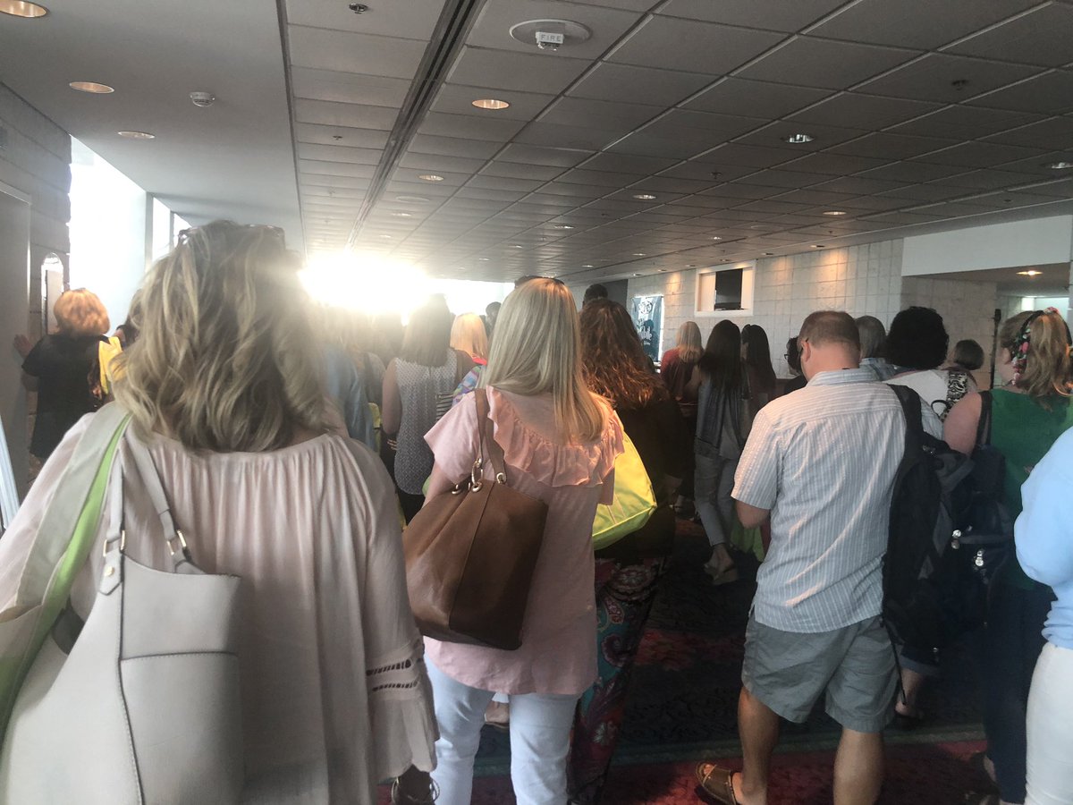 Mardi Gras Crawl to the exhibits!  Let’s Go #AETC2019 #AYEPORTCITY