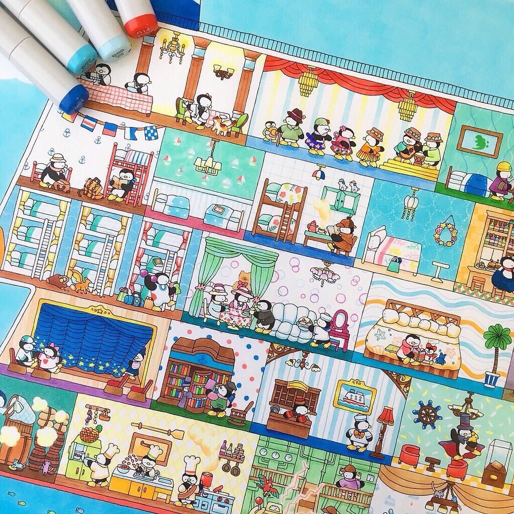 ☀️重版決定☀️

絵本『ペンギンクルーズ』3刷が決定しました!

応援してくださる皆さまに心からの感謝を。

また今年の夏も新しいお客さまにご乗船いただけますように✨ 