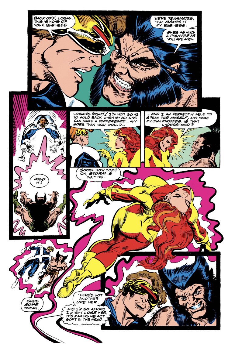 sniktcast's tweet image. I dig that Jean is like “now boys, I can speak for myself” but what’s going on in this art? Especially those last 2 faces? 🤔 #XTinctionAgenda #XFactor #Wolverine