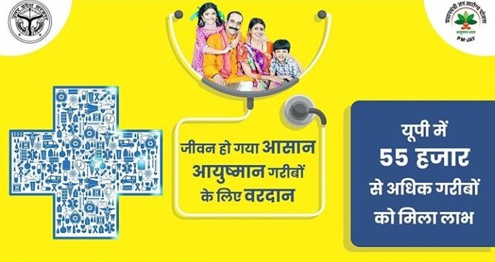 dralokpandeyBJP's tweet image. @narendramodi जी के नेतृत्व में आयुष्मान भारत के तहत UP में 55K गरीबों को स्वास्थ्य सुविधाओं का लाभ मिला है।
#ModiWelfareForAll
@sunilbansalbjp @myogiadityanath
@TajinderBagga @amitmalviya @RAJIV1959 @vinit_bjp @NavbharatTimes @abpnewshindi