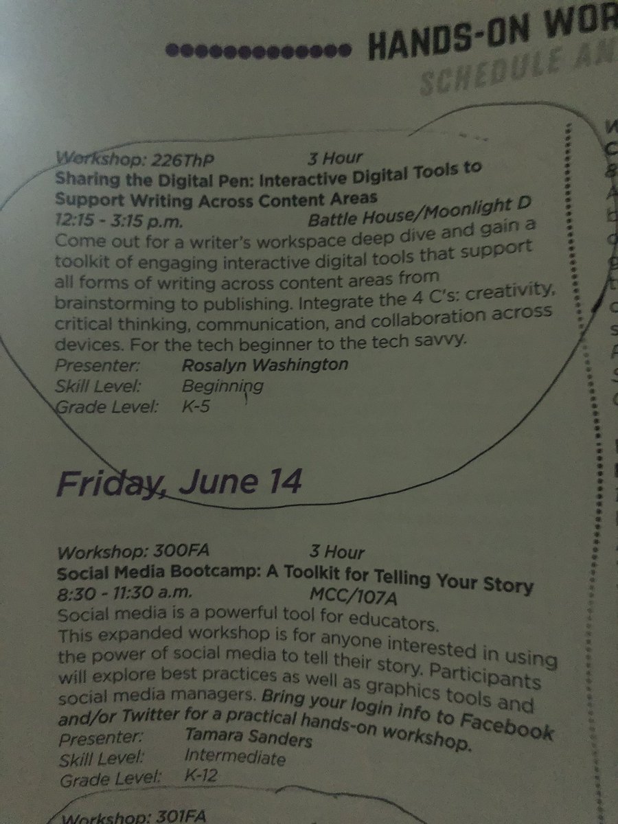 Super excited about seeing my friend and Mobile native, Dr. Rosalyn Washington present. Break a 🦵! #AETC2019