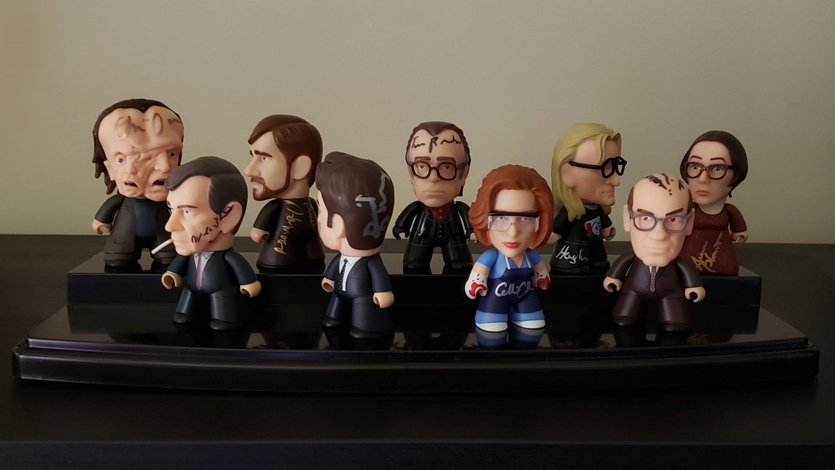 rainknight's tweet photo. Another great perk of #XFest2 was being able to bring my autographed X-Files Titans figure collection up to 9 this weekend! The best part is always the actors' reactions when they see the figures. 😆
#TheXFiles #XFest19 #toycollector #WeLoveTITANS @TitanMerch https://t.co/hIRPB3ExI0
