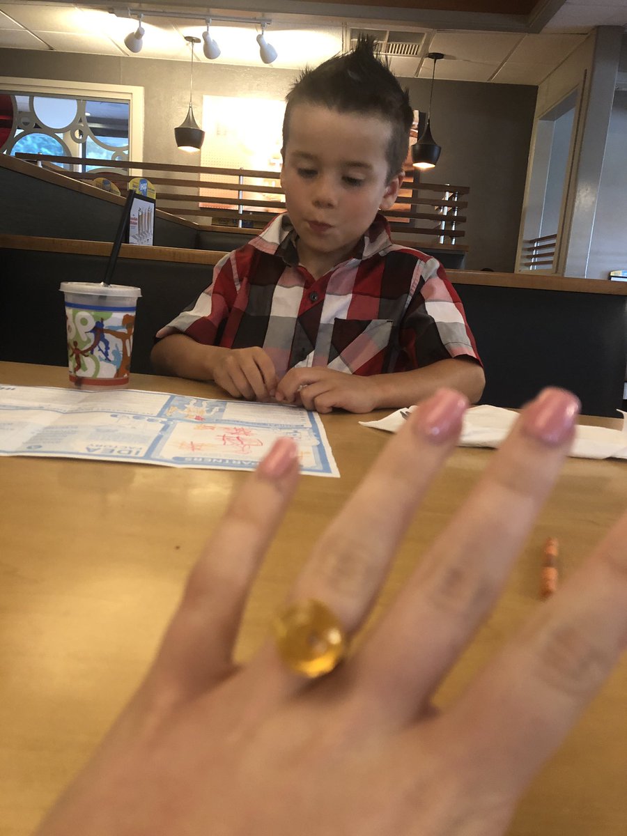 Abbz704's tweet photo. I babysat my mom’s best friend’s kids for 5 years. Since the family no longer needs a sitter, I have been asked every time I come home to go on a date with this young man. Today he proposed because he found out I had a boyfriend and wanted to lock me down. My heart. 😭 https://t.co/8YxzwtdQ9p