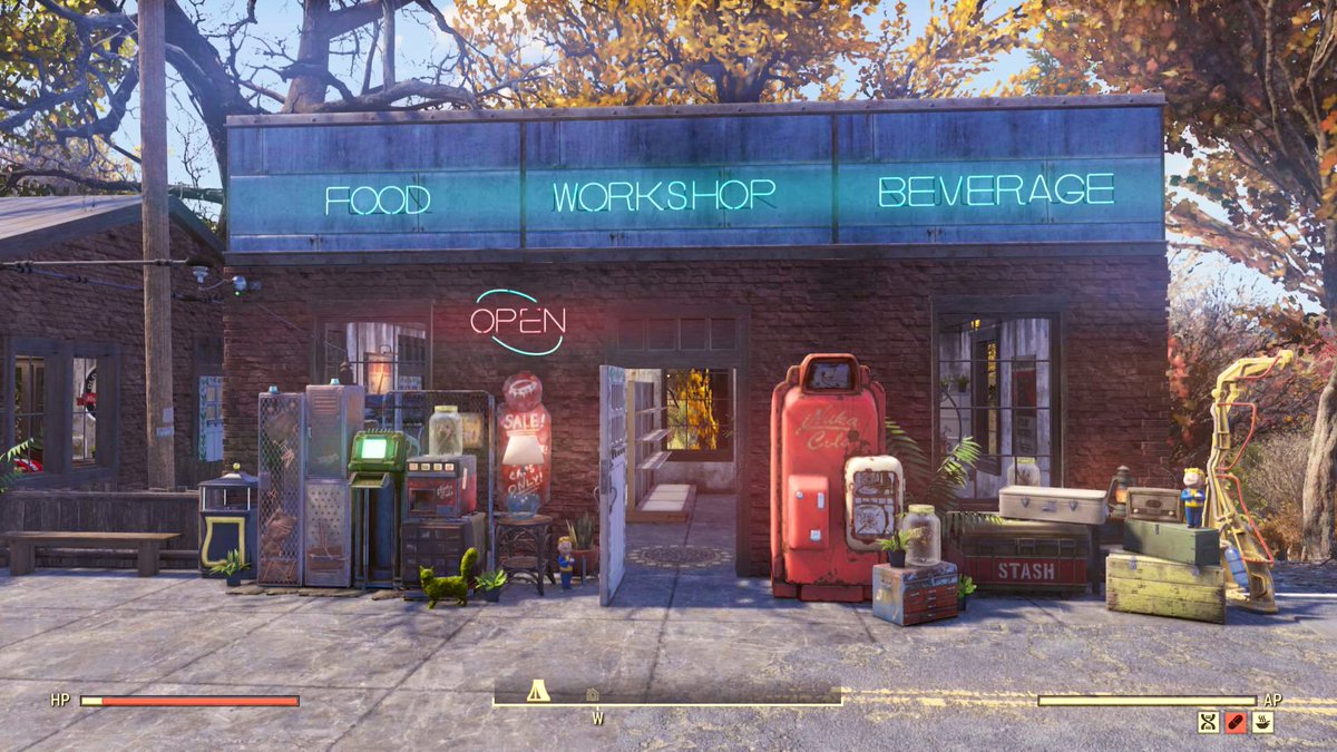 Momo On Twitter キャンプ巡りが趣味なので 何百というキャンプにお邪魔させて頂きましたが このキャンプが一番雰囲気があって好きです もう一度このキャンプじっくり見たいので 見かけた方はdm頂けると助かります 場所は西側だったと思います Fallout76