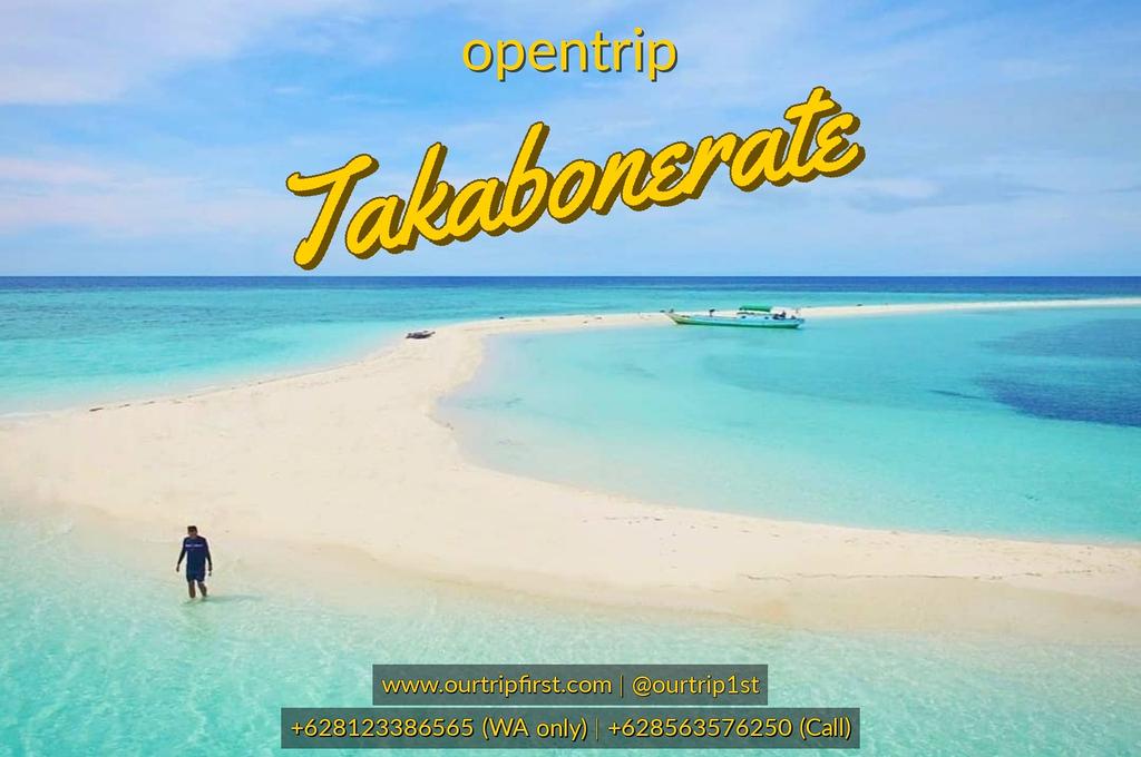 Ourtrip1st's tweet photo. #opentrip Taka Bonerate 4Hari 3Malam | IDR 2.850.000 | Meeting point : Selayar https://t.co/r0SRMjaUec