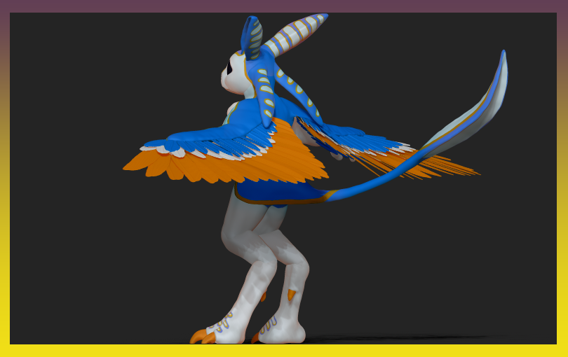 GameTurkeyTribe's tweet photo. Hey there fluffs, it's been a while!

Our team is back hard at work, and we thought we would give you a look at our concept model for the new avali to be added into the game!

Let us know what you think below.
#Avali #ProjectOrangeMoon #OrangeMoon #UnrealEngine https://t.co/gpWAy4VfOs