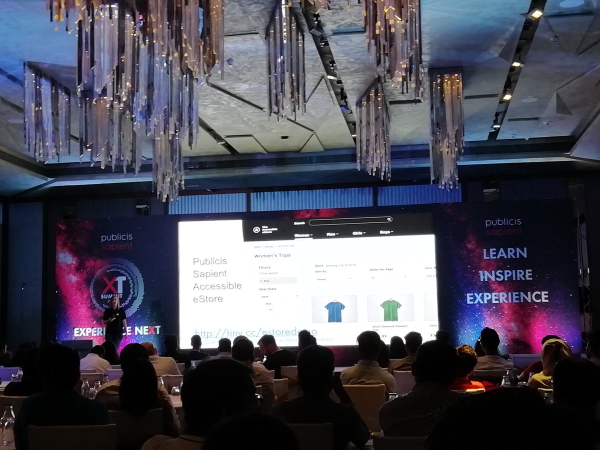 vikash21's tweet photo. Publics Sapient Accessible store, let's build #accessible Web by Alison @PubSapientIndia #XTSummit19 https://t.co/Oly67ZGAz8