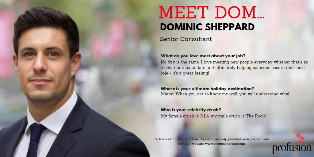 Meet Dominic! Senior Consultant in our Life Insurance space.

Find out more about how Dom can help you get your next dream job! 

lnkd.in/fM5Ak7Y