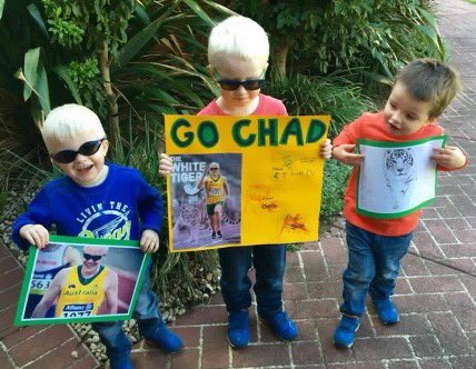 chadperris's tweet photo. Today is International Albinism Awareness Day.
Each day I step on the track  with a strong community of people with me.
This job’s tough but when I see the support from people like these 3 boys in Victoria it’s all worth it and makes me smile from ear to ear ❤️❤️❤️
#WhiteTiger https://t.co/vAPEXRPin7