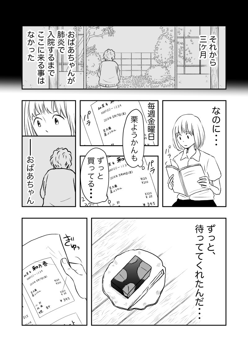 亡くなったおばあちゃんのレシートを見つける話。① 