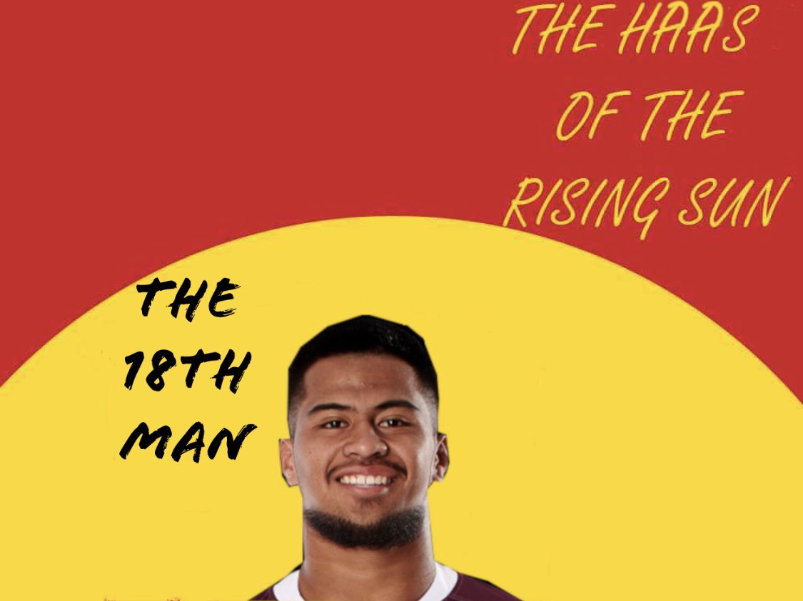 man_18th's tweet photo. There is a Haas in New Brisbane
They call him a rising gun
And heโs been the ruiner of many a poor team
And God Iโve been one. #nrl #fantasynrl #nrlfantasy #the18thman https://t.co/Llu0od8jUP