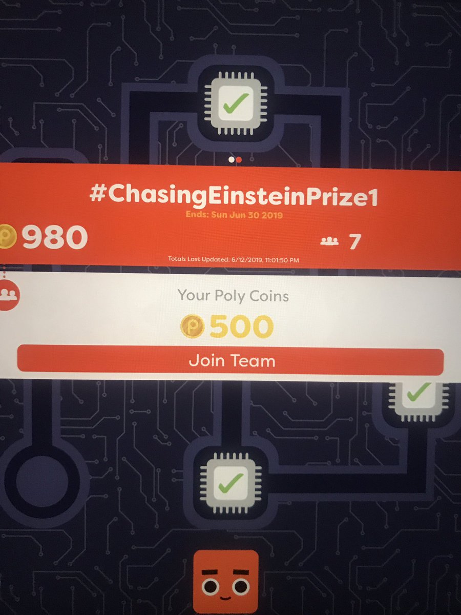 jgrossenburg's tweet photo. @PolyupInc is very addicting! My SS loved completing the different challenges during the #CEC w/@kevinsmithsd and his students. Group 4 is #proly the best! #polyupCEC1 https://t.co/4N6uHZuwjj