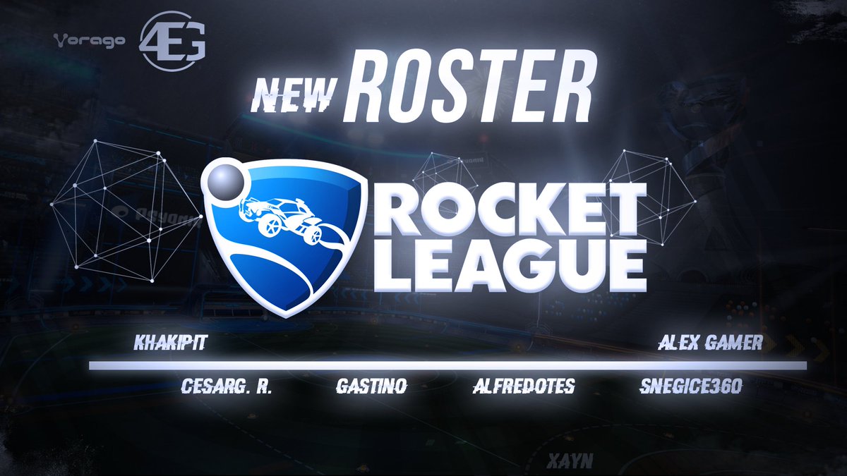 Eu4riaG's tweet photo. Les presentamos a nuestra nueva escuadra de Rocket League que nos estará representando en diversos torneos y ligas cómo lo es la Rocket Premier, mucha suerte para ellos🚗⚽

#GoE4G https://t.co/56ttW6o38J