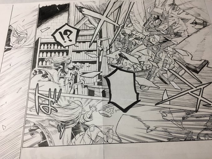 アナログ作画と一言にいっても、画像合成やモノクロ編集技術が手軽になってるから、原稿用紙一枚に全部描くタイプのアナログ作画もそれなりに少数派になってるんだろうな、などと思う

ちなみに僕は原稿用紙に全部描く方です 