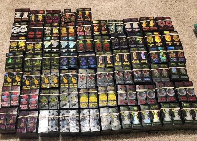 SaleDank's tweet photo. I got all the flavors ready to get sent out! #realonesonly #dankvapes #dankvapesofficialaccount #thccartridges #thcvape #thcshop #thcpurchase #carts #exoticcarts #Cannabusiness #cannabisculture #CannabisCommunity #cannabisculturev https://t.co/cnvhJGPYfm