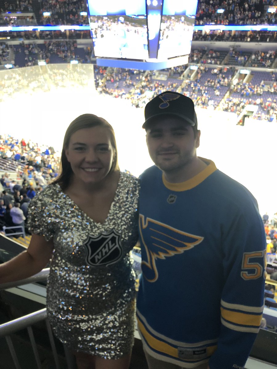 efoster25's tweet image. Back in October I told @Yayson_Yar that we should be a hockey player and the Stanley Cup for Halloween, 7 months later the @StLouisBlues made history and brought the cup home! I’ve truly enjoyed watching every up and down with this amazing team! #PlayGloria