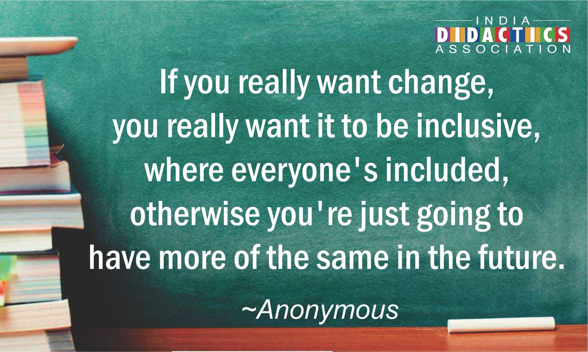 Indiadidac's tweet image. #SmartWords #InclusionMatters