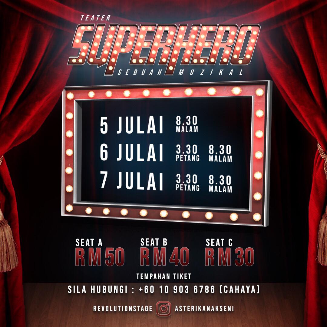 KhairunazwanRS's tweet photo. #SuperheroSebuahMuzikal
#HanyaPerluPercaya
@asterikanakseni
@jkkn_wpkualalumpur 
@patblasstudio 
@team_senandika 
@waris_theatre 
@pentasupm 
@sisiseni 
@anomalistproduction https://t.co/kJiHoCpKyJ