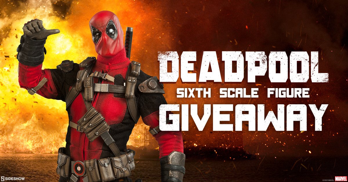 TheGeekPages's tweet image. Win a #Deadpool sixth scale figure from Sideshow Collectibles! Enter before 10am 6/27 to win!
qoo.ly/xxfwb  #marvel #giveaway #goodluck #comics #comic #illustration #SideshowToys #Marvelcomics