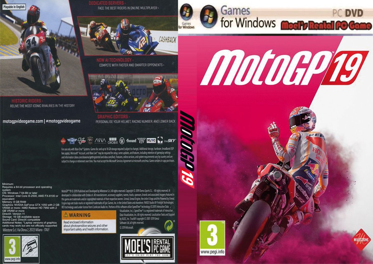 Baru "Motogp 19" -Untuk Sementara Copy Lewat HD-.