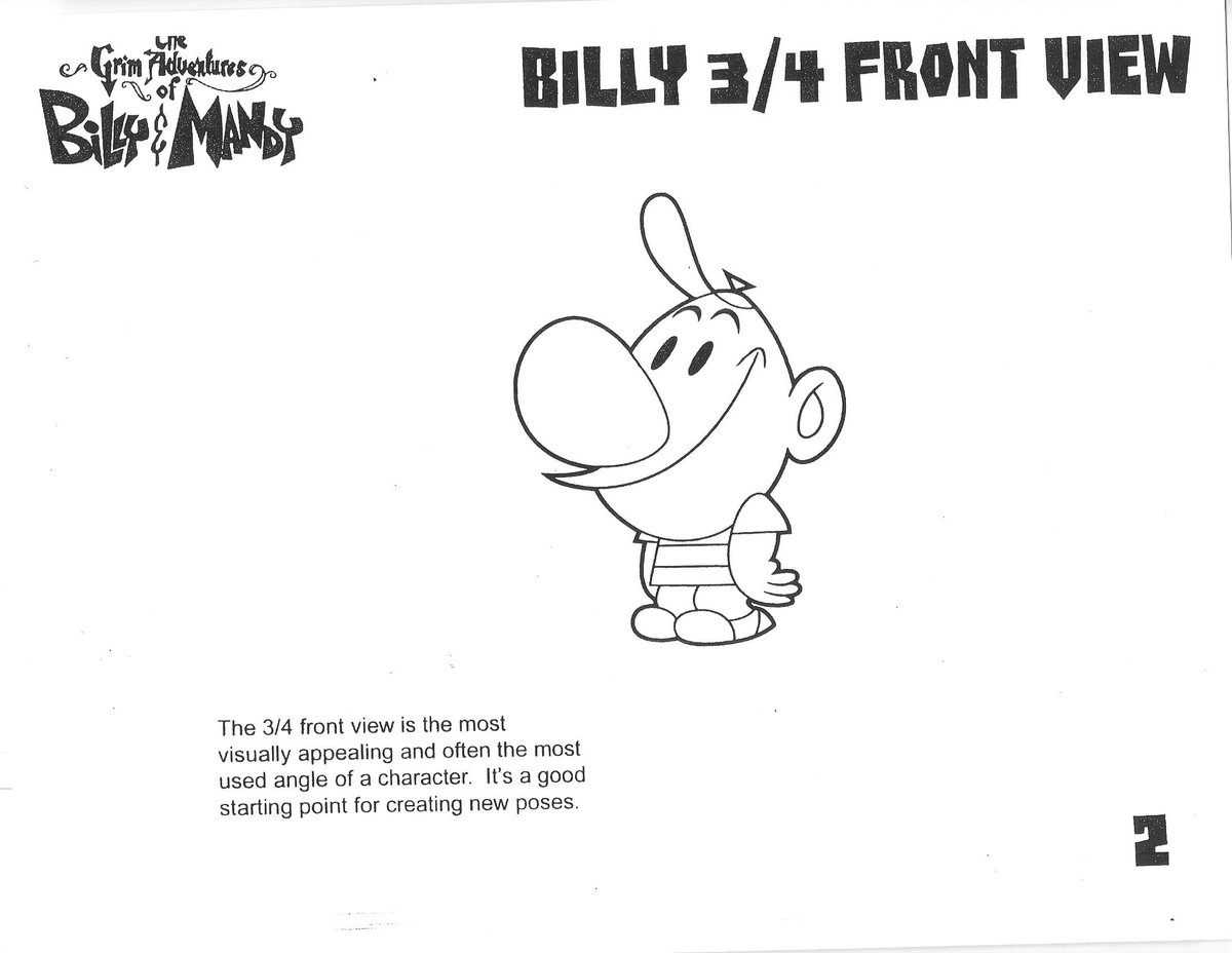 SheetsModel's tweet photo. Billy (Grim Adventures of Billy &amp; Mandy, 2004) #modelsheets https://t.co/FSeG6uSSTg