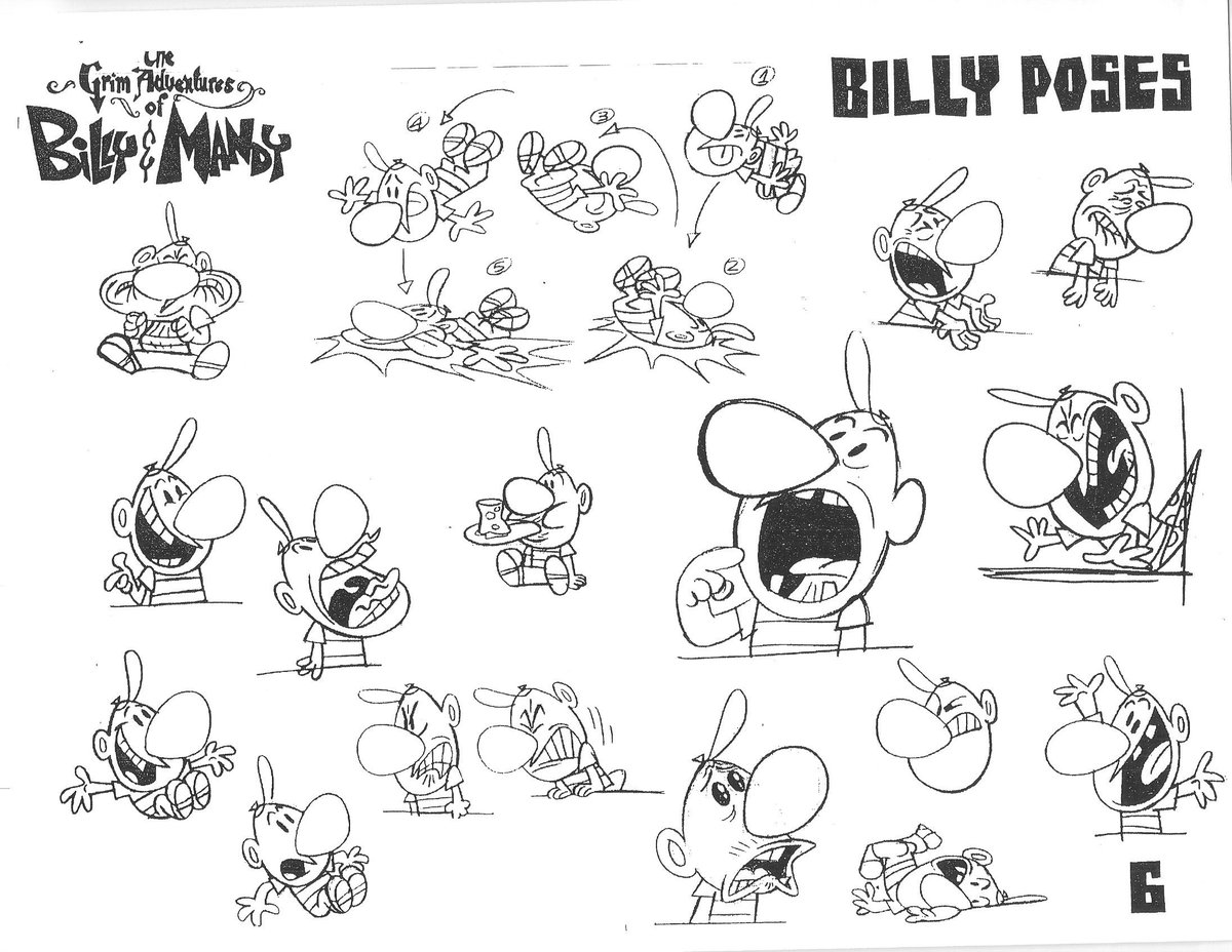 SheetsModel's tweet photo. Billy (Grim Adventures of Billy &amp; Mandy, 2004) #modelsheets https://t.co/FSeG6uSSTg