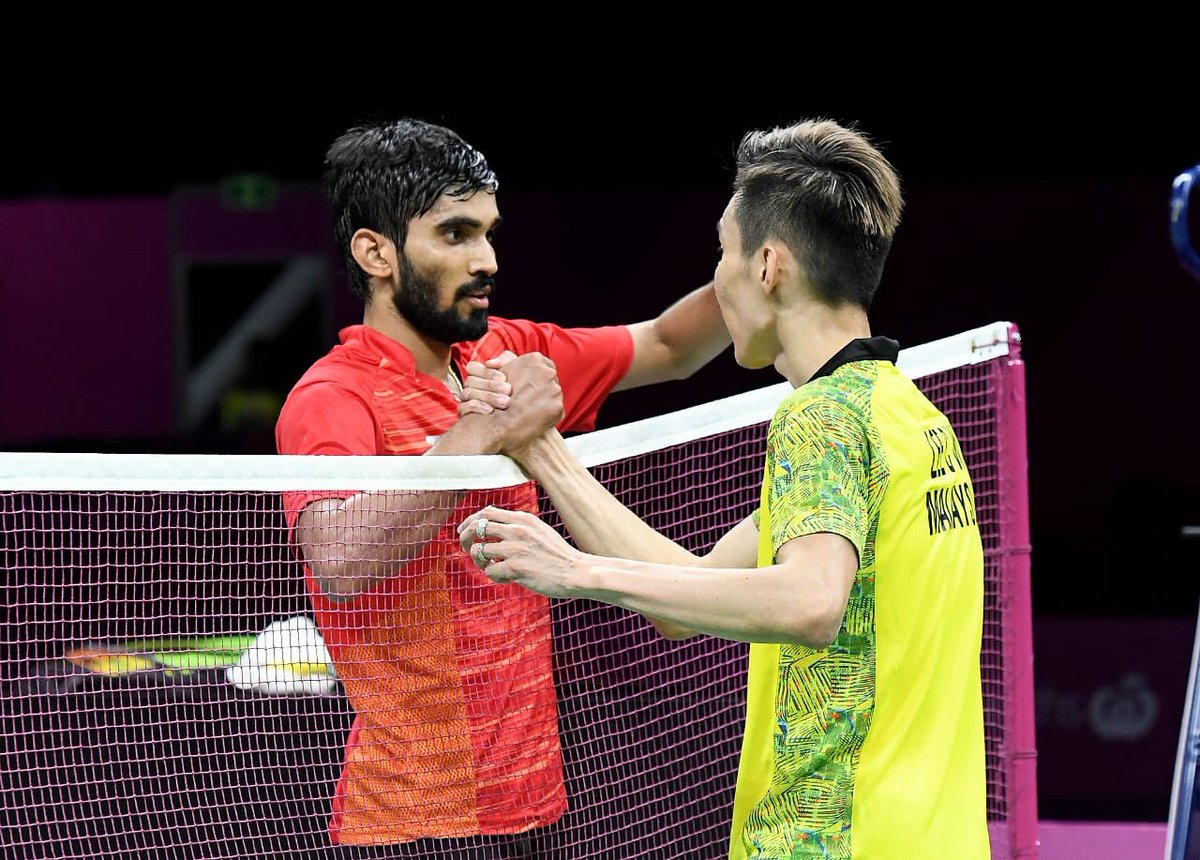 srikidambi's tweet photo. My best wishes to you for everything ahead, @LeeChongWei. 
You’ve always been a tough opponent and an incredible person! https://t.co/PsO0F00tAd