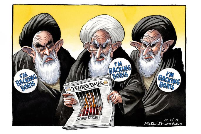 BrookesTimes's tweet photo. My cartoon Thursday @TheTimes. Lest we forget (as if we could), #BorisJohnson was a disaster as Foreign Secretary. #NazaninZaghariRatcliffe https://t.co/4Oxh6wCujw
