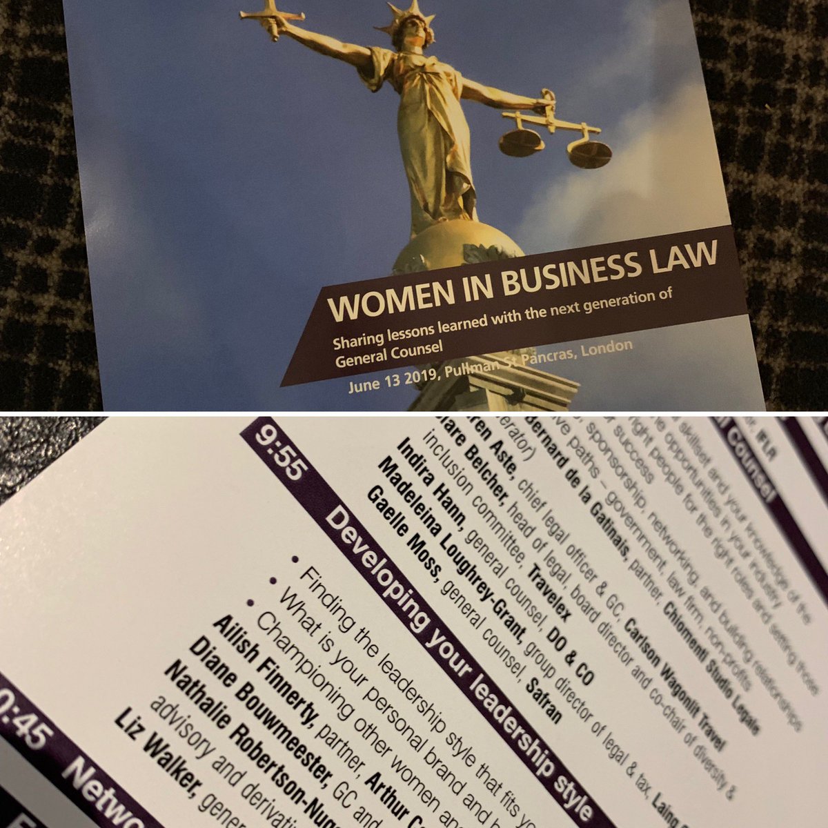 CounselLiz's tweet photo. Inspired by my fellow panalists at this morning’s session on Leadership. Thank you to #IFLR Women in Business Law for hosting us #WIBL2019 https://t.co/AVYSNXv6rU