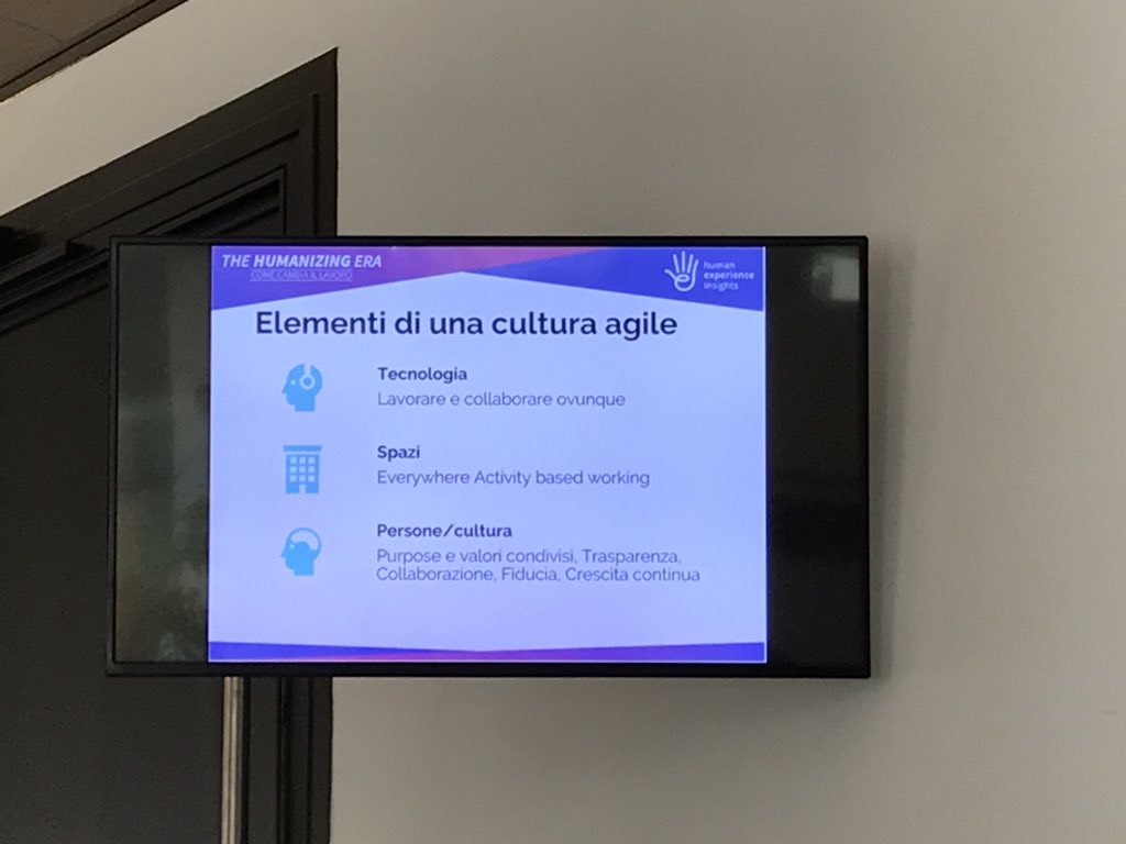 MacsBene's tweet photo. Gli elementi di una #cultura #agile per @smartworkingsrl #tech #spazi #persone #HumanizingEra #smartworking #lavoroagile https://t.co/VrvjFu7Tx6