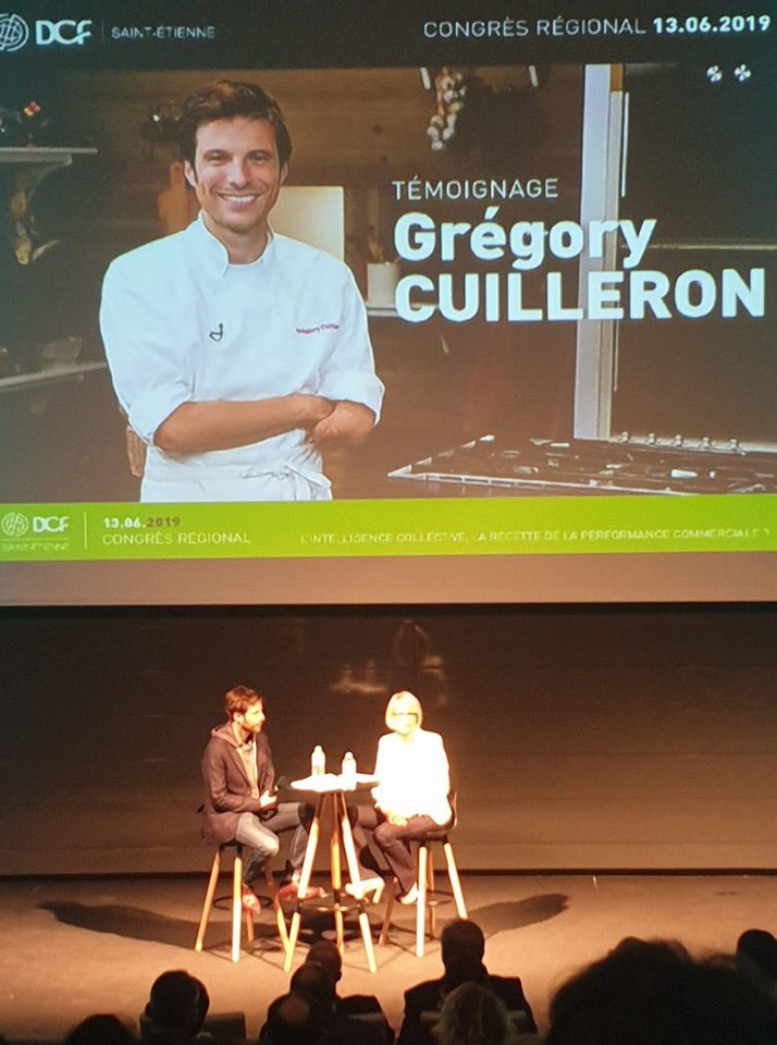 #congresregionalDCF « l’intelligence collective la recette de la performance commerciale » avec Gregory Cuilleron cuisinier passionné!
#toustoquesDCF #Federer #equipe