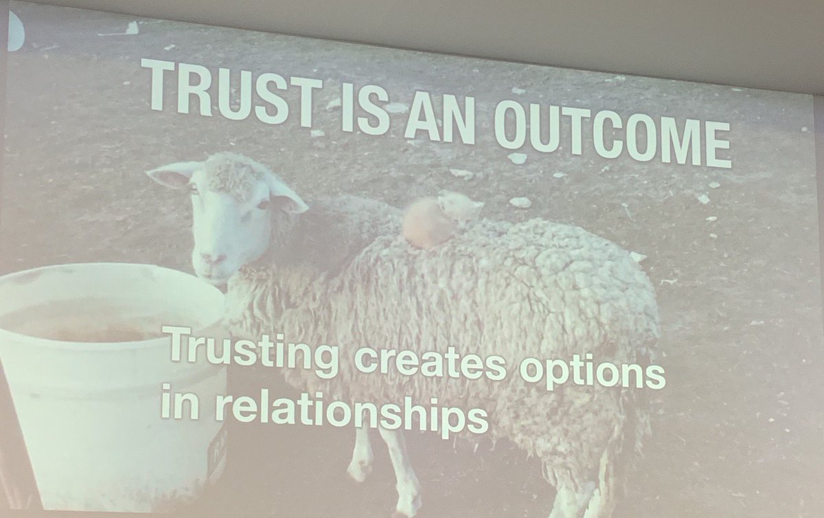 „Trust is an outcome of a process, not a prerequisite“ - John Lord Alderdice
<a href="/somesheep/">Marc Burgauer</a> #DevOpsCon