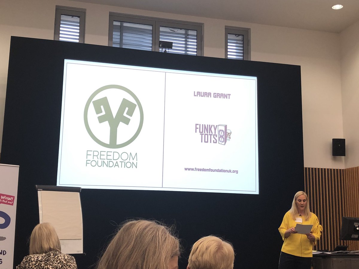 CapstickKarla's tweet photo. Looking forward to learning more about Freedom Foundation and #FunkyTots and online mental safety and positive use of social media through music and dance #SSBC19 @ncitycare_SSBC https://t.co/EKEEZohz9O