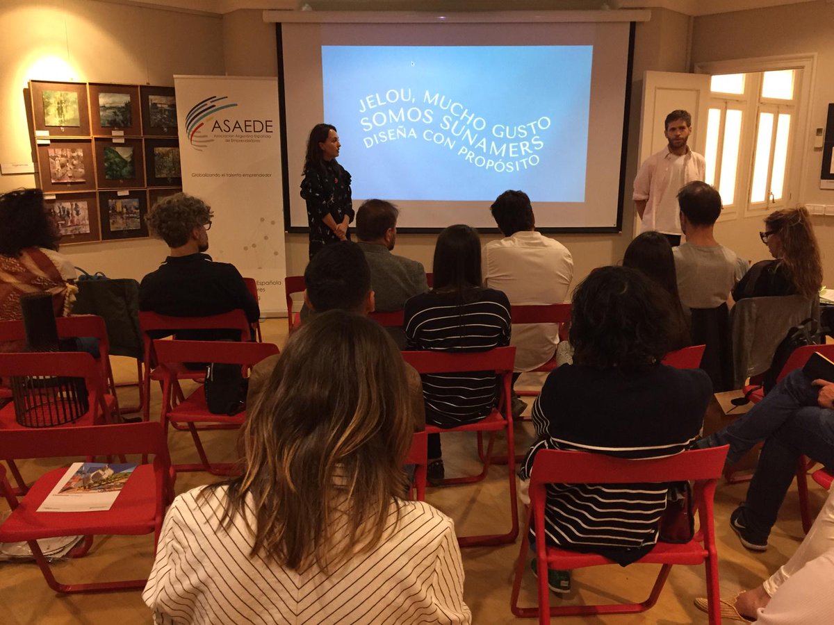 Asaede_org's tweet image. Presentación de Asaede en @ARGenBarcelona ante la delegación de Emprendedores de Santa Fé, que vienen a la #BarcelonaDesignWeek