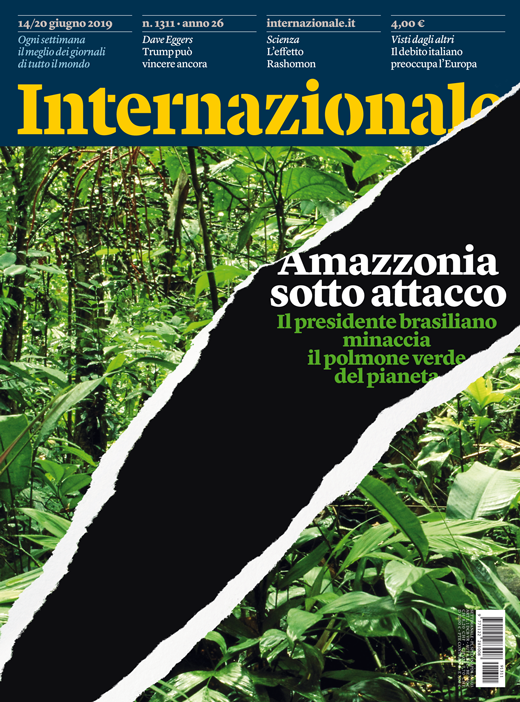 stanzagrafici's tweet photo. NEW COVER! #Amazzonia sotto attacco. Il presidente brasiliano minaccia il polmone verde del pianeta. #Bolsonaro https://t.co/aEZdlu1cis