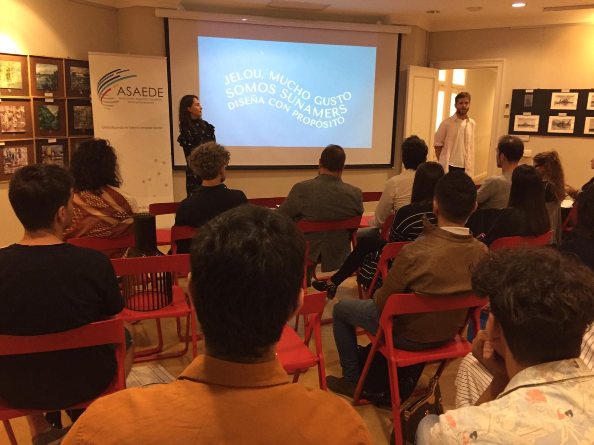 Asaede_org's tweet image. Presentación de Asaede en @ARGenBarcelona ante la delegación de Emprendedores de Santa Fé, que vienen a la #BarcelonaDesignWeek