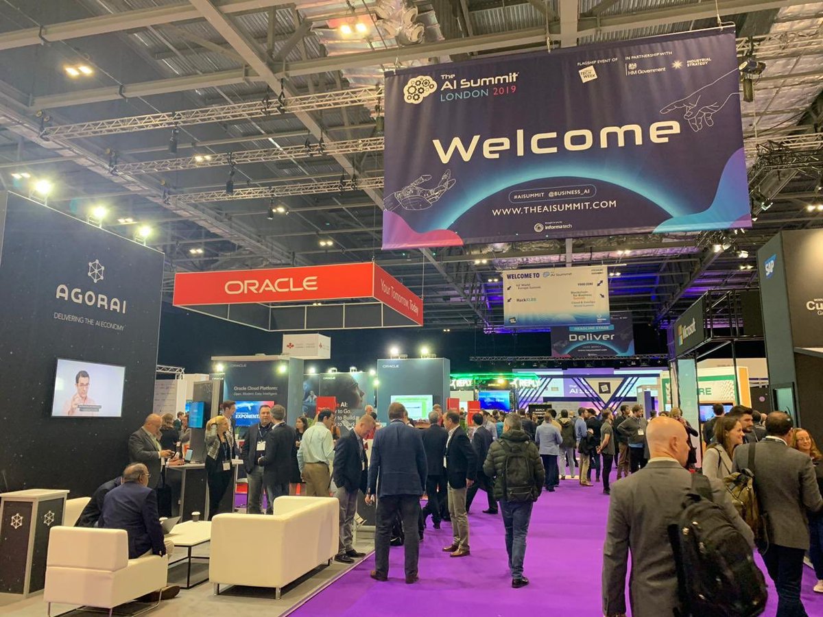 Great to be at the <a href="/Business_AI/">AI Business</a> summit London! Anyone one else here, want to meet to chat anything AI Marketing and Sponsorship? 

#AISummit #AISummitLondon #conference #networking