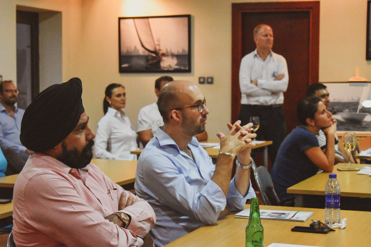 doscuae's tweet photo. We hosted our Partnerships Presentation Evening last night, what a great turnout! Thanks to the efforts of Mitch Webb, Jacky Gerault, David Worrall &amp; Kathleen Swalling. 😊👏🏼 #doscuae #sailing #partnerships #sponsor #Dubai #mydubai #UAE https://t.co/LW9ioA4TsU