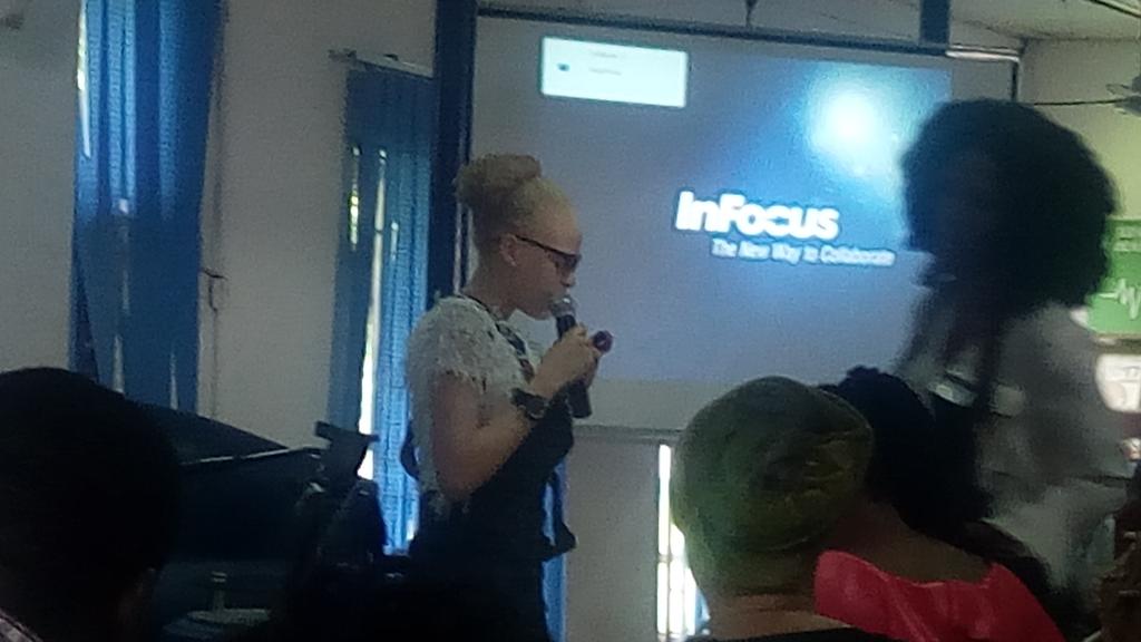 LucyOlaniyi's tweet photo. Happening now @UNIC today international ALBINISM Awareness Day 2019 https://t.co/KMGXR4RO0m