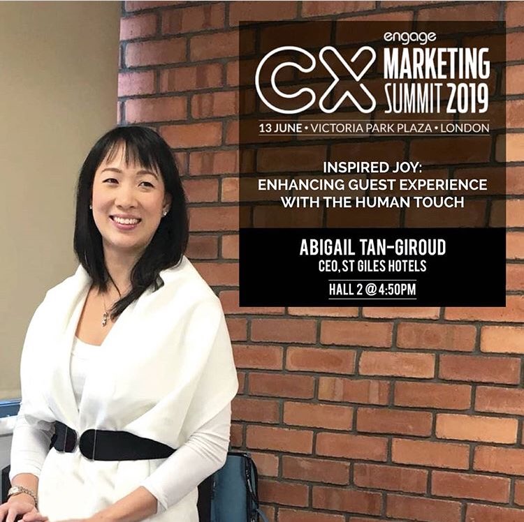 Are you heading to @EbmCxMarketing Summit @ Victoria Park Plaza Hotel? Join our CEO in Hall 2 today @ 4:50pm! There’ll be joyful surprises! #EngageSummits #StGilesHotels #CXMarketingSummit #EbmCxMarketing instagram.com/p/BypTCMIBXrX/