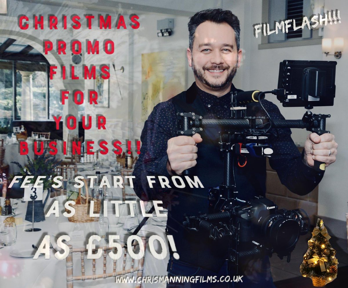 thecmprojects's tweet image. It’s never too early to think about Christmas, if you are thinking about marketing your business this Xmas get in touch for details about film promotions #film #xmas #marketing #promo #films