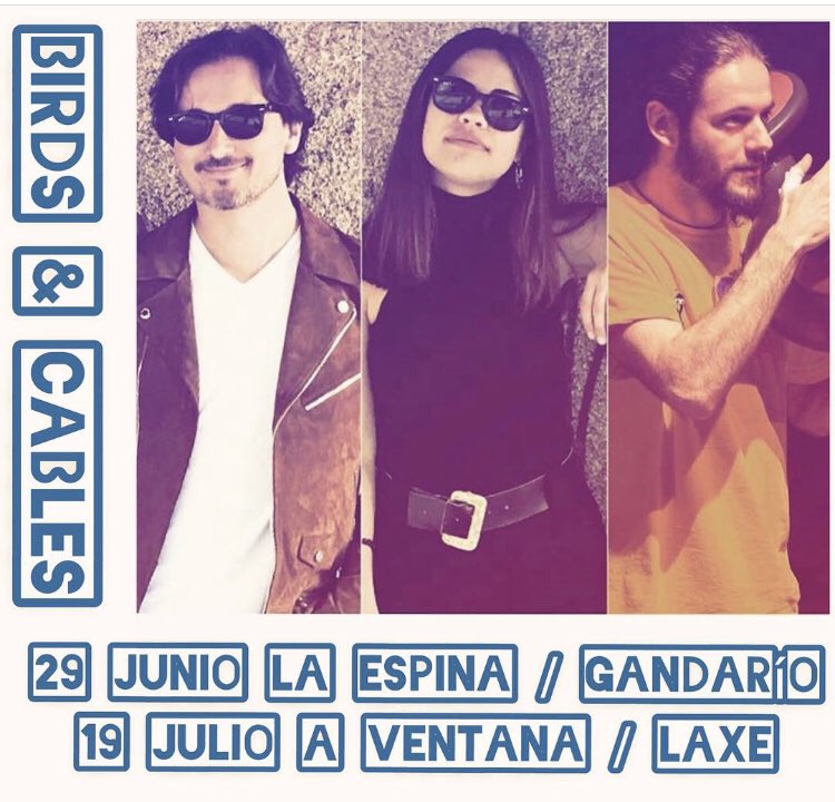 🎇Next Shows 🎇 
29 junio #LaEspina #Gandarío 
19 julio #AVentana #Laxe 
<a href="/birdsandcables/">birdsandcables</a> 🎶🐥🎶
#conciertos #Galicia #galicia #acoruña #Musica #music #concerts #Summer2019 #acousticguitar #guitarra <a href="/guildguitars/">Guild Guitars</a> #soon 
#concierto #junio #julio #verano #verano2019 #birdsandcables