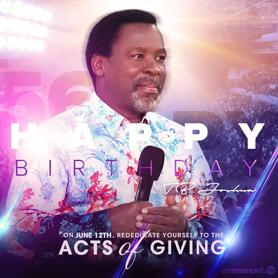 Happy Birthday Commentary, T.B Joshua At 56  