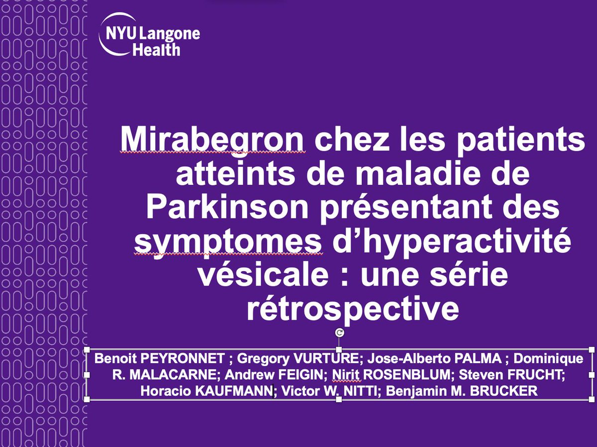 BPeyronnet's tweet photo. My year @NYUUrology changed my practice and mindset for ever. Thrilled to share this with French colleagues by presenting 10 works we did over this year at the annual French congress of FPMRS  #SIFUD19. And thanks @SIFUD_PP @AFUrologie @afufuro @CHURennes for your help &amp; support https://t.co/CsEoGCUnYD