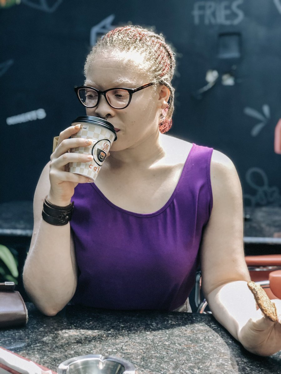 heycocopops's tweet photo. It's International Albinism Awareness Day, and I'd like to celebrate with a thread of amazing albinos I know/follow. Feel free to add π
I'll start with my humble self -
Writer, Model, Designer, Badass
#stillstrong #iaad #iaad2019 #AlbinismDay #projectshowus #showus https://t.co/QWVRqQKtBL