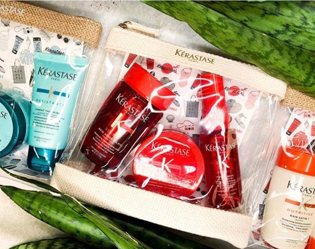 FrancescoWinton's tweet photo. *Special offer* 
Buy any 2 full size kerastase products and receive a complimentary travel pack worth £35!
This #summer make #haircare part of your vacation essentials 🌞⛱ #kerastase #kerastasetravelsize #kerastasetravelpacks  #winton #bournemouth #holiday #travel #vacation https://t.co/3EvViXhvVW