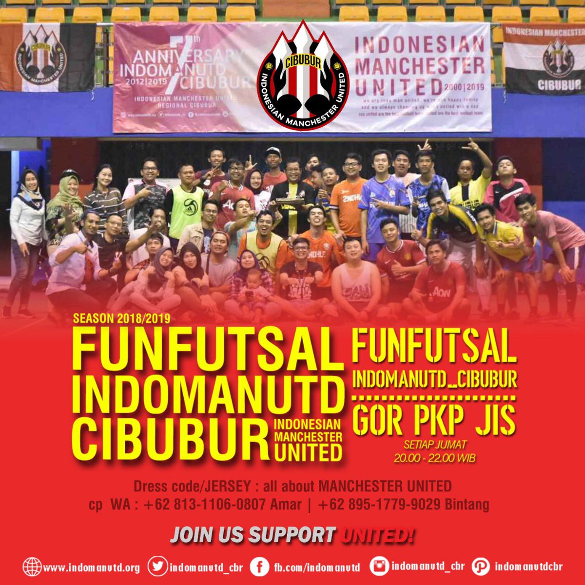 come to be part of our family #FunFutsal <a href="/indomanutd/">Indonesian Manchester United</a> Cibubur | Gor PKP JIS Kelapa Dua Wetan | Jumat |20.00 - 22.00 wib| <a href="/falxavi/">Mamas</a>