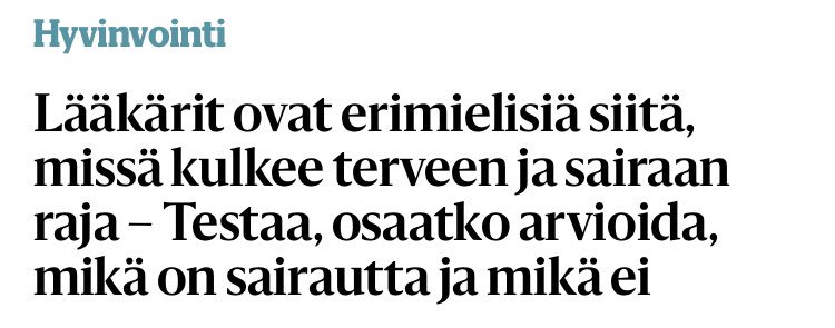 KariTikkinen's tweet photo. Helsingin Sanomat käsitteli monipuolisesti FIND-tutkimuksen tuloksia Pinja Päiväsen hyvin toimittamassa jutussa. Sairauden ja terveyden raja on häilyvä mutta hyvin tärkeä - psykiatriassa ja sen ulkopuolella. Lisää Hesarissa (@hsfi): https://t.co/CcPjBWtcYt #clueworkinggroup https://t.co/ddpyEhsnsI