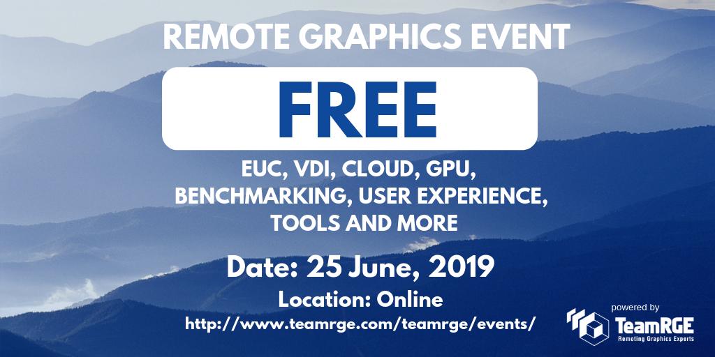 rspruijt's tweet photo. Want to know more about #GPU #EUC #RemoteGraphics #YearofVDI #Cloud #Benchmarking and more? This FREE ONLINE Community event is for you! https://t.co/NCji9h1SmW https://t.co/hZrLd6jKZo